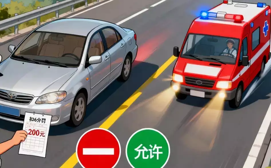 高速应急车道使用规定及国庆期间违规受罚案例曝光