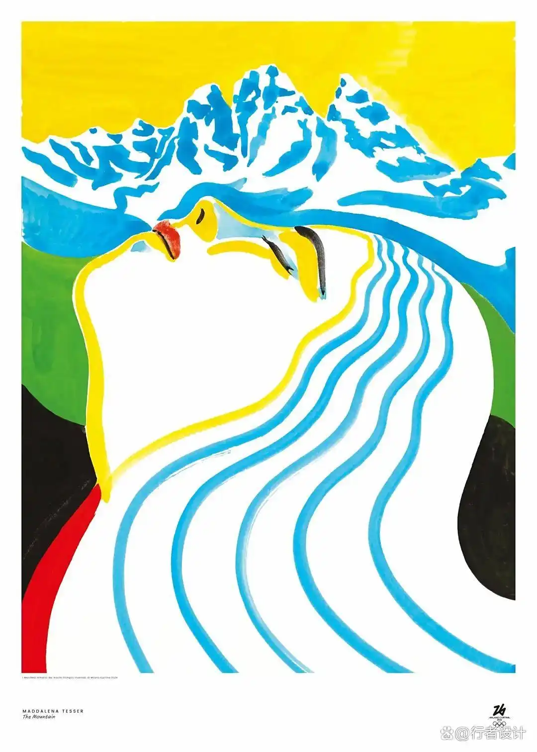 2026意大利冬奥会艺术海报亮相，十位大师创意美学融合