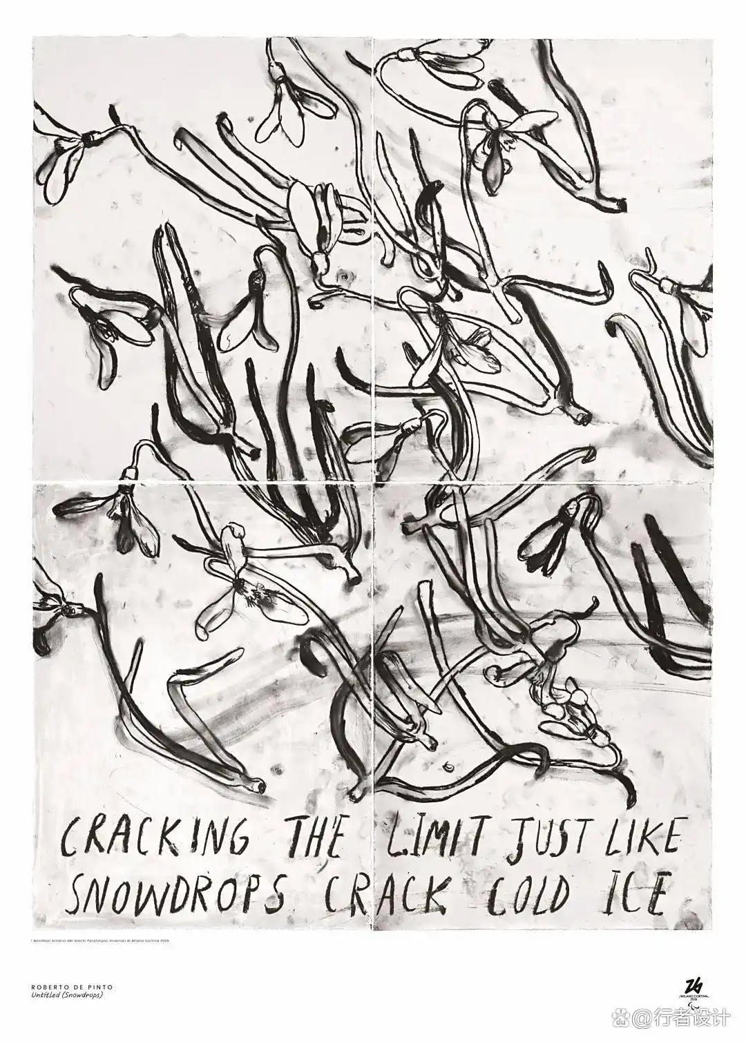 冬奥会海报_意大利艺术大师冬奥会海报作品_2026意大利冬奥会艺术海报设计